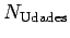 $ N_{\text{Udades}}$
